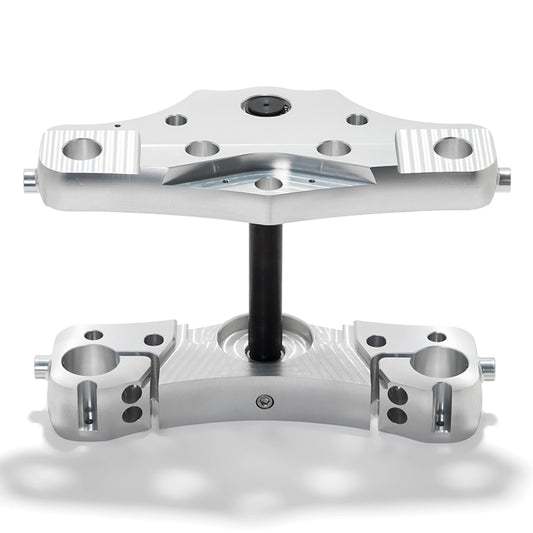 11 Degrees Raked Triple Trees Kit for Harley Touring Electra Glide / Road Glide / Street Glide FLT, FLHT, FLHX, FLTR 1997-2013 (except Road King) 21" 23" 26" Front Wheels