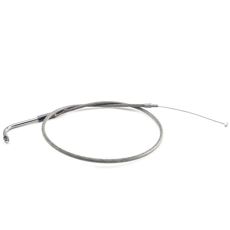 PVC and Stainless Steel Throttle and Idle Cable Lines for Harley DYNA FXD Super Glide 1999-2005