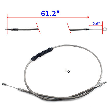 PVC and Stainless Steel Clutch Cable Line for Harley Davidson Sportster XLH1200 1988-1995