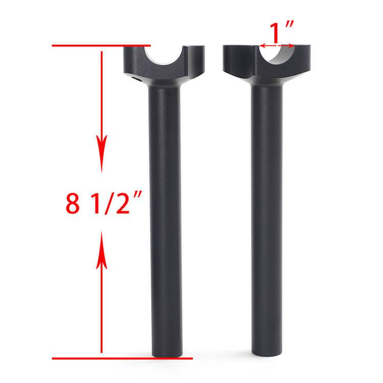 4.5'' 5.5'' 6.5'' 8.5'' Aluminum Handlebar Riser For Harley Sportster Dyna Softail - Custom Harley Parts