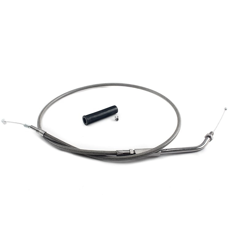 PVC and Stainless Steel Throttle and Idle Cable Lines For Harley Davidson Sportster XLH883 Hugger 1988-1995