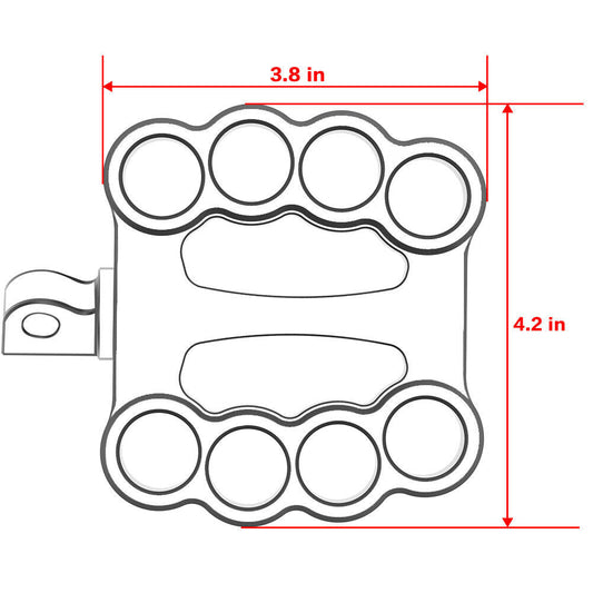 Foot pegs Footrests for Harley Davidson V-Rod 2002-2017 / Night Rod 2006-2017