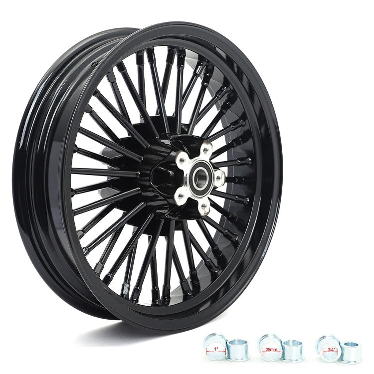 Harley-Davidson Softail Motorcycles 16x3.5 Chrome Fat Spoke Rear Wheel For Harley XL, Softail, Dyna (2000-2007) Sportster Wheels Harley-Davidson Softail Motorcycles 16x3.5 Chrome Fat Spoke Rear Wheel For Harley XL, Softail, Dyna (2000-2007) Sportster Wheels