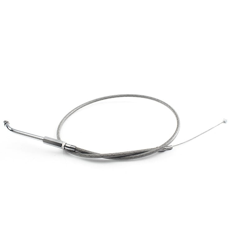 PVC and Stainless Steel Throttle and Idle Cable Lines For Harley Davidson XL1200C Custom 1996 - 2006
