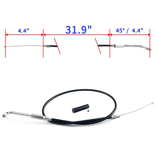 PVC and Stainless Steel Throttle and Idle Cable Lines For Harley Davidson Sportster XLH1100 1986-1987