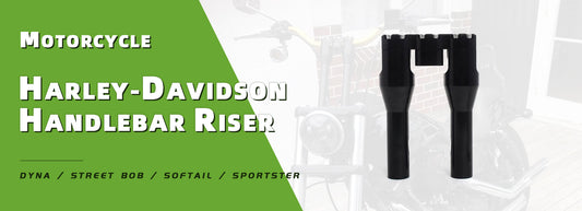 Aluminum 1-1 / 8 inch handlebar Riser For Harley Davidson