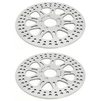 2pcs 11.8 Inch Front Brake Disc Rotors for Harley Davidson Touring FLHTCUSE Electra Glide Ultra Classic CVO 1800 2009-2013