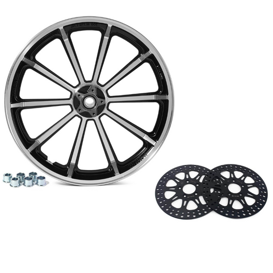 21*3.5 Front Wheel Rim Hub for Harley Davidson Touring 1984-2008 Electra Glide / Road King / Road Glide / Street Glide