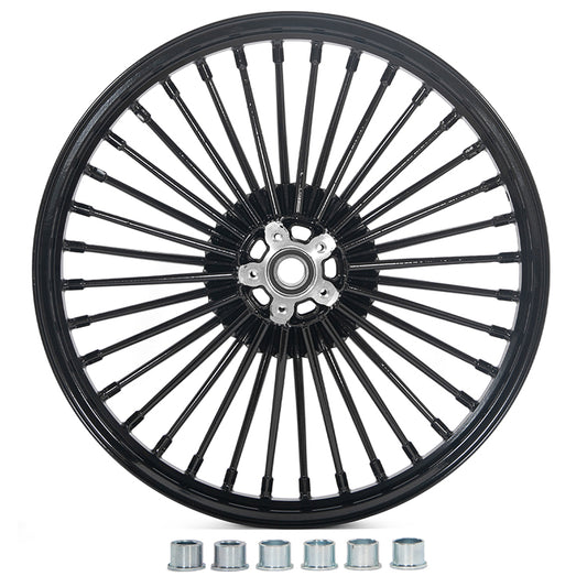 21x2.15 Aluminum Fat Spoke Front Wheel Rim for Harley Davidson Softail Heritage / Deuce / Deluxe