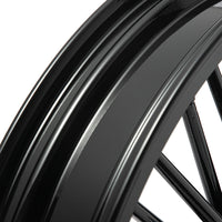 21x3.5 Front Single Disc Fat Spoke Wheel for Harley Davidson Softail / Dyna No ABS