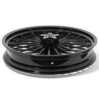 21x3.5 Front Single Disc Fat Spoke Wheel for Harley Davidson Softail / Dyna No ABS