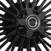 21x3.5 Front Single Disc Fat Spoke Wheel for Harley Davidson Softail / Dyna No ABS