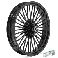 21x3.5 Front Single Disc Fat Spoke Wheel for Harley Davidson Softail / Dyna No ABS