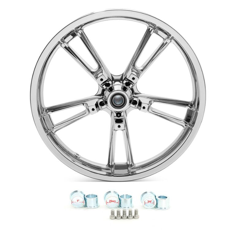 21x3.5 Front Dual Disc Enforcer Wheel for Harley Davidson Touring 2000-2007
