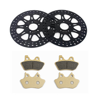 21×3.5 Front Dual Disc Wheel Rim Rotors Kit for Harley Touring Road Glide Electra Glide Ultra 1984-2008
