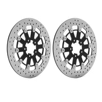 For Harley Touring FLHT Electra Glide Standard 2008-2010 / FLHTC Electra Glide Classic 2008-2012 11.8 Inch Front Rear Brake Rotors Pads