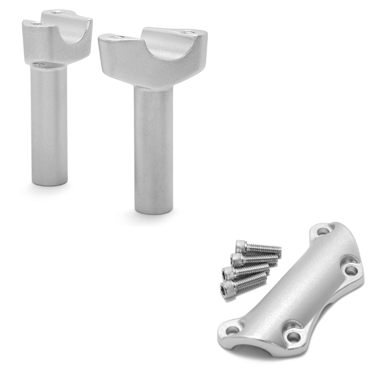 3.5 / 4 Inch Aluminum Handlebar Riser For Harley Sportster Dyna Softail 1996-2019