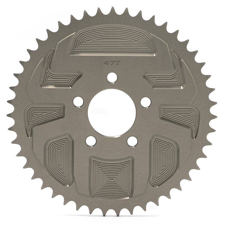 47T Hard Anodized Rear Sprocket for Harley Davidson Dyna Speed 1994-2017 / Lower Rider S ST 2020-2024 / M8 softail 2018-2024 / Sportster 1200 883 1994-2022