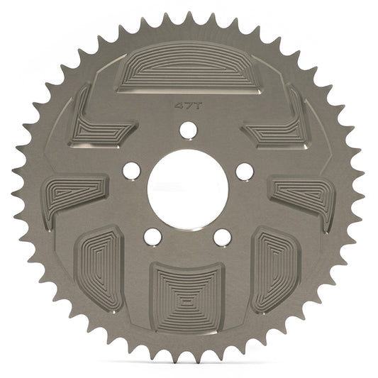 47T Hard Anodized Rear Sprocket for Harley Davidson Dyna Speed 1994-2017 / Lower Rider S ST 2020-2024 / M8 softail 2018-2024 / Sportster 1200 883 1994-2022
