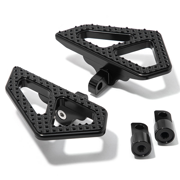 Adjustable Foot Pegs Set with Offset Brackets for Harley-Davidson Touring Road King Special FLHRXS 17-24 / Street Glide Special FLHXS 17-23 / Road Glide FLTRX 15-27