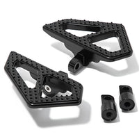 Adjustable Foot Pegs Set with Offset Brackets for Harley-Davidson Touring Road King Special FLHRXS 17-24 / Street Glide Special FLHXS 17-23 / Road Glide FLTRX 15-27