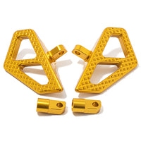 Adjustable Foot Pegs Set with Offset Brackets for Harley-Davidson Touring Road King Special FLHRXS 17-24 / Street Glide Special FLHXS 17-23 / Road Glide FLTRX 15-27
