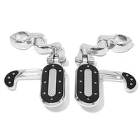 Universal Adjustable Highway Foot Pegs For Harley Davidson All Models with 7/8" 1" 1.25" Guard Bar