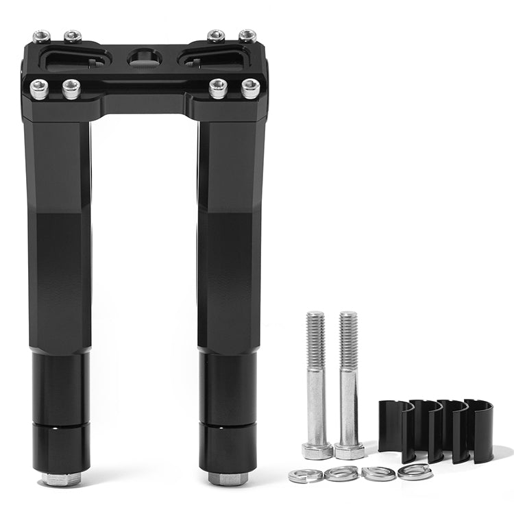 Aluminum 7-8 inch / 10-11 inch Handlebar Riser For Harley Davidson Dyna Street bob Softail Sportster