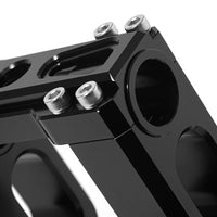 Aluminum 7-8 inch / 10-11 inch Handlebar Riser For Harley Davidson Dyna Street bob Softail Sportster