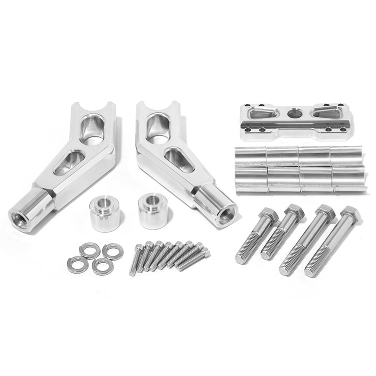 Aluminum 7-8 inch / 10-11 inch Handlebar Riser For Harley Davidson Dyna Street bob Softail Sportster