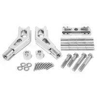 Aluminum 7-8 inch / 10-11 inch Handlebar Riser For Harley Davidson Dyna Street bob Softail Sportster