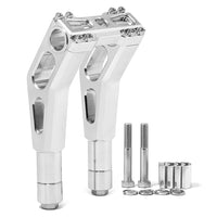 Aluminum 7-8 inch / 10-11 inch Handlebar Riser For Harley Davidson Dyna Street bob Softail Sportster