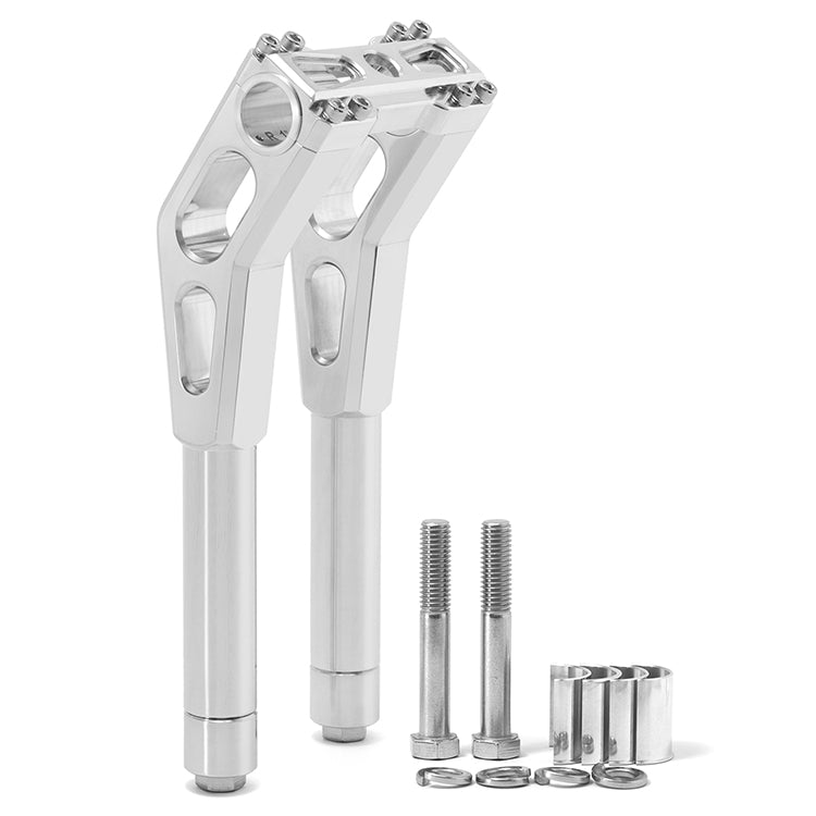 Aluminum 7-8 inch / 10-11 inch Handlebar Riser For Harley Davidson Dyna Street bob Softail Sportster