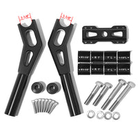 Aluminum 7-8 inch / 10-11 inch Handlebar Riser For Harley Davidson Dyna Street bob Softail Sportster