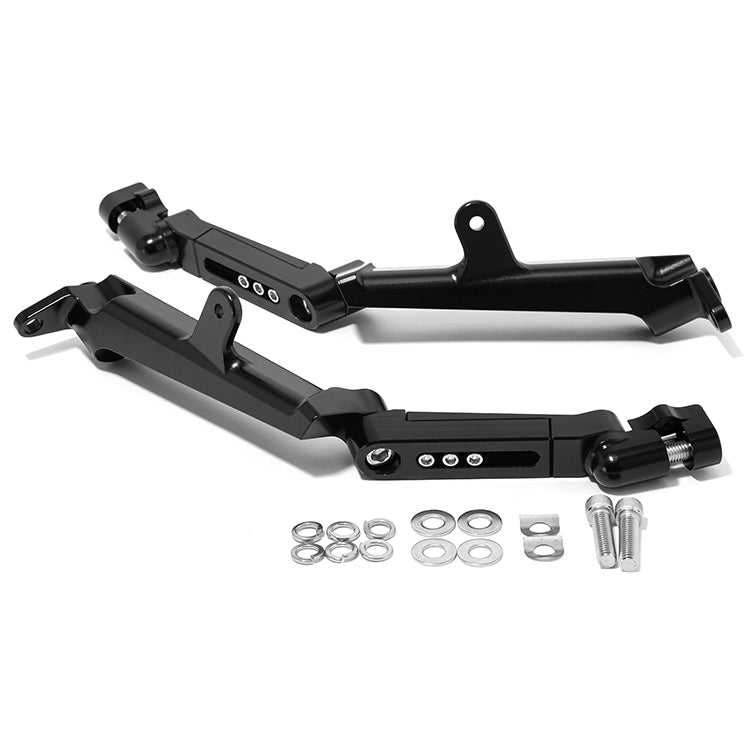 Aluminum Adjustable Highway Peg Mounts for Harley Davidson Touring Models 2009-UP