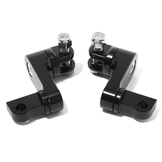 Aluminum Foot Peg Extensions Footpegs Male Mount for Harley Davidson Sportster Softail Dyna