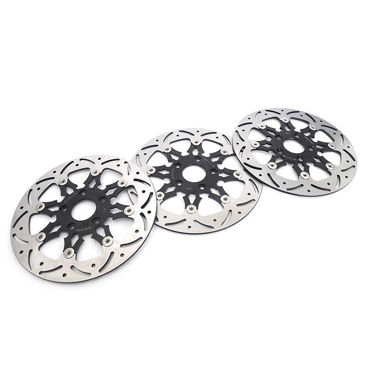 For Harley Davidson Dyna FXD FXDL FXDWG FXR FXRS FXRT FXRD FXLR Late 1987-1999 11.5 Inch Front Rear Brake Rotors Pads