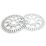 For Harley Davidson Sportster XL883N Iron 2016-2023 11.5" Front 10.2" Rear Brake Rotors Pads