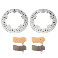 For Harley Davidson VRSCF V-Rod Muscle 2009-2017 11.8 Inch Front Brake Rotors Pads