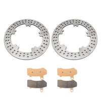 For Harley Davidson VRSCF V-Rod Muscle 2009-2017 11.8 Inch Front Brake Rotors Pads