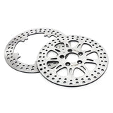 For Harley Dyna FXDi Super Glide / FXDLi Low Rider 2006-2007 / FXDCi Super Glide Custom 2006 11.8" Front 11.5" Rear Brake Rotors Pads