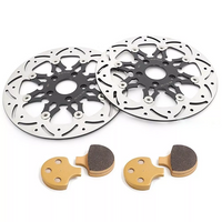 For Harley Dyna FX FXE FXS 1984-1986 / FXD FXDL FXDWG FXR FXRS FXRT FXRD FXLR 1984-Early 1987 11.5 Inch Front Brake Rotors Pads