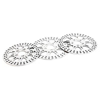 For Harley Sportster XL883R Roadster (Cast Wheel) 2011-2013 11.5 Front 10.2 Rear Brake Rotors Pads