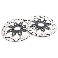 For Harley Sportster XL883R Roadster (Cast Wheel) 2011-2013 11.5 Front 10.2 Rear Brake Rotors Pads