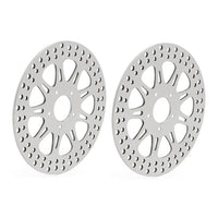 For Harley Sportster XL883R Roadster (Cast Wheel) 2011-2013 11.5 Front 10.2 Rear Brake Rotors Pads