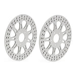 For Harley Sportster XL883R Roadster (Cast Wheel) 2011-2013 11.5" Front 10.2" Rear Brake Rotors Pads