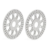 For Harley Sportster XL883R Roadster (Cast Wheel) 2011-2013 11.5" Front 10.2" Rear Brake Rotors Pads