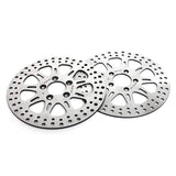 For Harley Davidson Softail FXSB Breakout 2015-2017 11.5" Front Rear Brake Rotors Pads