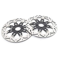 For Harley Davidson Dyna FXD FXDL FXDWG FXR FXRS FXRT FXRD FXLR Late 1987-1999 11.5 Inch Front Rear Brake Rotors Pads