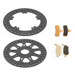 For Harley Dyna FLD Switchback 2012-2016 / FXD Super Glide 2008-2010 / FXDL Low Rider 2008-2013 11.8 Front 11.5 Rear Brake Rotors Pads
